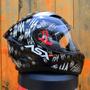 Imagem de Capacete Masculino Asx City Fun Preto Esportivo Fechado Moto