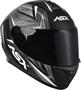 Imagem de Capacete Masculino Axxis Asx Draken Vector Fosco Preto Cinza com viseira fumê