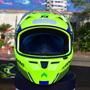 Imagem de Capacete Masculino Axxis Segment Selector Verde Moto Fechado