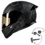 Imagem de Capacete Masculino Bieffe B12 Ft Preto Aerofolio Smart Trip