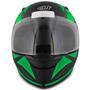 Imagem de Capacete Masculino Ebf Spark New Spark Flash Verde Fosco Moto