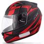 Imagem de Capacete Masculino Ebf Spark New Spark Flash Vermelho Fosco Moto