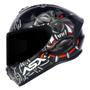 Imagem de Capacete Masculino Fechado Asx Bull Cyber Draken Preto Moto