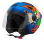 Imagem de Capacete Masculino Feminino Aberto De Moto Urbano Motoboy New Liberty 3 Coyote Azul Fosco Pro Tork