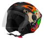 Imagem de Capacete Masculino Feminino Aberto De Moto Urbano Motoboy New Liberty 3 Coyote Preto Fosco Pro Tork