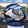 Imagem de Capacete Masculino Feminino Asx Eagle Sv Fast Vermelho Oculo