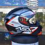 Imagem de Capacete Masculino Feminino Asx Eagle Sv Fast Vermelho Oculo