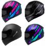 Imagem de Capacete Masculino Feminino Moto Fly Drive 2 Mais Viseira Fumê Original