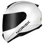 Imagem de Capacete Masculino Feminino Norisk Razor Branco Moto Fechado