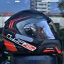 Imagem de Capacete Masculino Ls2 FF353 Doom Vermelho Esportivo Moto