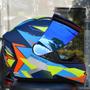 Imagem de Capacete Masculino Moto Peels Icon Action Azul + Viseira