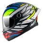 Imagem de Capacete Masculino MT Thunder 4 Drax Azul Esportivo Moto