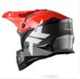 Imagem de Capacete Mattos Racing Atomic Icon - Cor Vermelho Cinza