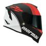 Imagem de Capacete mormaii m1 phase vermelho fosco