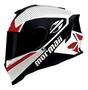 Imagem de Capacete Mormaii Novo M1 Streak Branco Vermelho Fosco