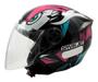 Imagem de Capacete Moto Aberto Ebf Spark Jet Dragon Brilhante