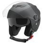 Imagem de Capacete Moto Aberto Feminino Masculino Pro Tork New Atomic Elite Viseira Interna