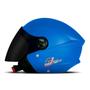 Imagem de Capacete Moto Aberto Feminino Masculino Pro Tork New Liberty Three Elite Viseira Fume