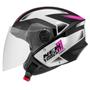 Imagem de Capacete Moto Aberto Lançamento Pro Tork New Liberty 3 Pro Brilhante Feminino e Masculino Esportivo