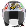 Imagem de Capacete Moto Aberto New Atomic Universe Brilhante Pro Tork Masculino Feminino Segurança Conforto