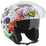 Imagem de Capacete Moto Aberto New Atomic Universe Brilhante Pro Tork Masculino Feminino Segurança Conforto