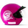 Imagem de Capacete Moto Aberto Pro Tork Liberty 3 Three Masculino e Feminino Tamanhos 56 / 58 / 60