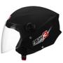 Imagem de Capacete Moto Aberto ProTork NewLiberty Three Preto Fosco 60