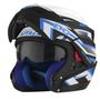 Imagem de Capacete Moto Articulado Escamoteável Robocop Attack Evo Fosco Pro Tork Fechado Feminino Masculino Segurança Conforto Proteção