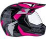 Imagem de Capacete Moto Bieffe 3 Sport Hills Preto Pink Brilhante