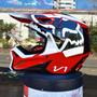 Imagem de Capacete Moto Cross Trilha Off Road Fox Mx V1 Leed Vermelho