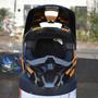 Imagem de Capacete Moto Cross Trilha Off Road Fox Mx V1 Skew Dourado