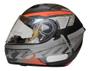 Imagem de Capacete Moto Ebf Xtroy Com Óculos Interno Fumê + Narigueira