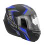 Imagem de Capacete Moto Escamoteável Robocop Articulado Modular Unissex New Attack HSA 56 58 60 62 Pro Tork