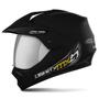 Imagem de Capacete Moto Esportivo Masculino Feminino Pro Tork Liberty Mx Pro Vision Com Viseira Espelhada