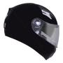 Imagem de Capacete Moto Fechado EBF XTROY Solid Preto Com Óculos Sol Interno 60