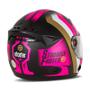 Imagem de Capacete Moto Fechado Etceter Stronger Faster Fosco