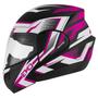 Imagem de Capacete Moto Fechado Feminino Masculino Escamoteável Robocop Pro Tork Attack Evo Fosco