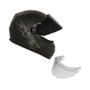 Imagem de Capacete Moto Fechado Gt Classic Preto Fosco Fw3+ Viseira 56