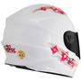 Imagem de Capacete Moto Fechado Infantil Pro Tork Liberty Four Kids For Girls Viseira Fumê