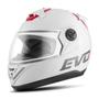 Imagem de Capacete Moto Fechado Integral Pro Tork Evolution G8 Solid Unissex Moderno Esportivo Com Narigueira