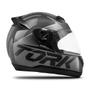 Imagem de Capacete Moto Fechado Liberty Evolution G7 Viseira Cristal Preto/Cinza Inmetro Tamanho 56 - Pro Tork