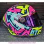 Imagem de Capacete Moto Fechado Mt Stinger 2 Meld C8 Pink Rosa Brilho