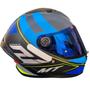 Imagem de Capacete Moto Fechado Mt Stinger 2  Poun B6 Fosco + Vis Azul