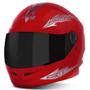 Imagem de Capacete Moto Fechado New Liberty Pro Tork Four com Viseira Fumê Para Passeios Trabalho