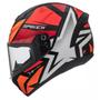 Imagem de Capacete Moto Fechado Peels Spike 2 Nkd Preto Vermelho