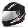 Imagem de Capacete Moto Fechado Pro Tork Liberty Four Kids Infantil Vis. Cromada Tam. 54