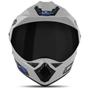 Imagem de Capacete Moto Fechado Pro Tork Motocross Liberty Mx Pro Vision Viseira Fumê