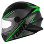 Imagem de Capacete Moto Fechado Pro Tork R8 Preto Verde Tam: 56