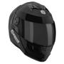 Imagem de Capacete Moto Fechado Pro Tork Stealth Solid Brilhante Viseira Fumê Segurança Conforto Proteção Resistência Masculino Feminino