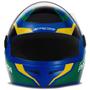 Imagem de Capacete Moto Fechado Urbano Pro Tork R8 Patriota Nação Bandeira Do Brasil Masculino Feminino